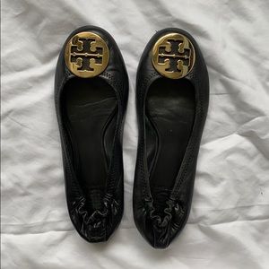 Tory Burch Minnie Logo Ballet Flats